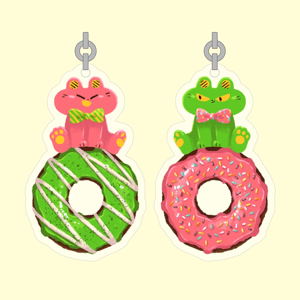 両面アクリルキーホルダー：NEKO