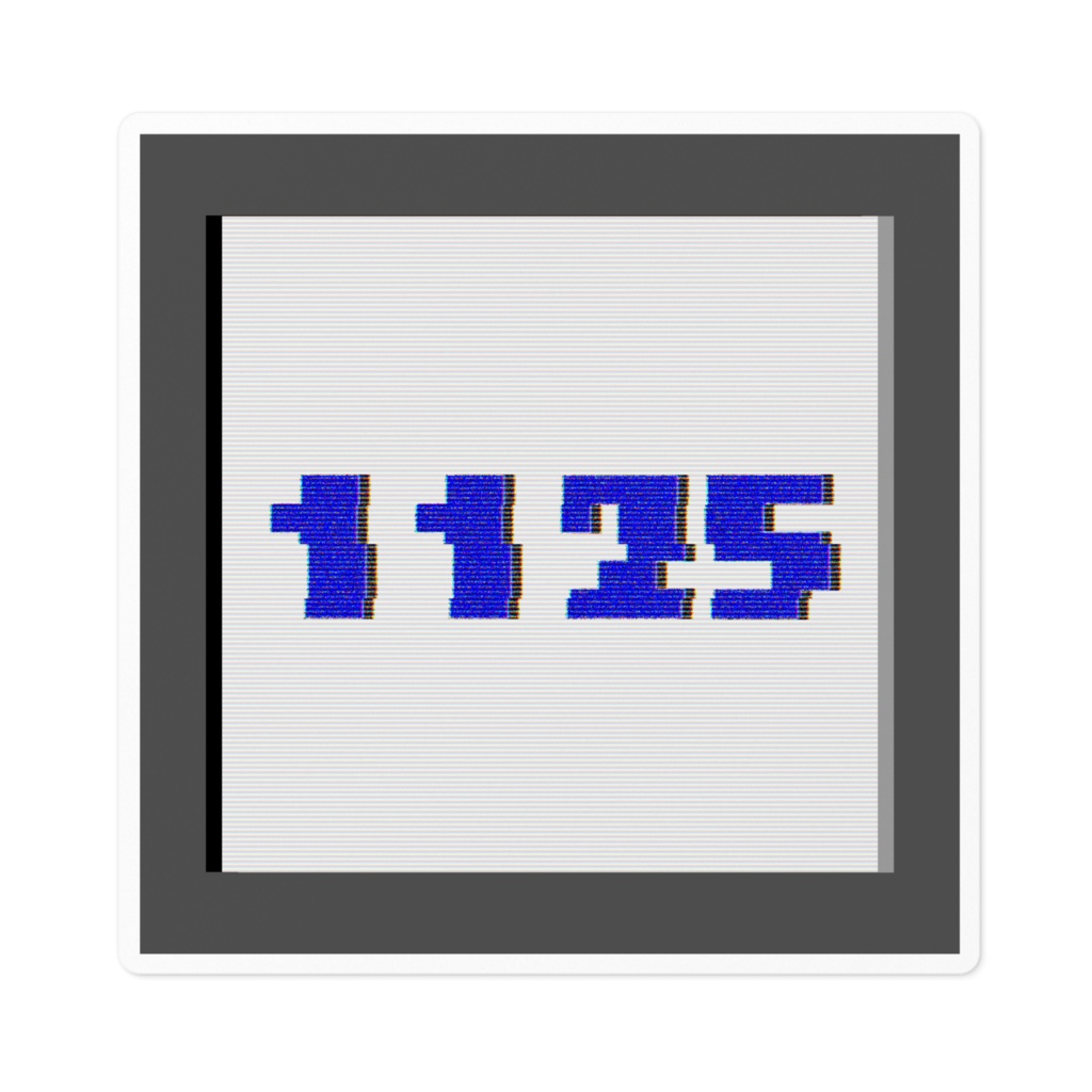 1125ステッカー 白
