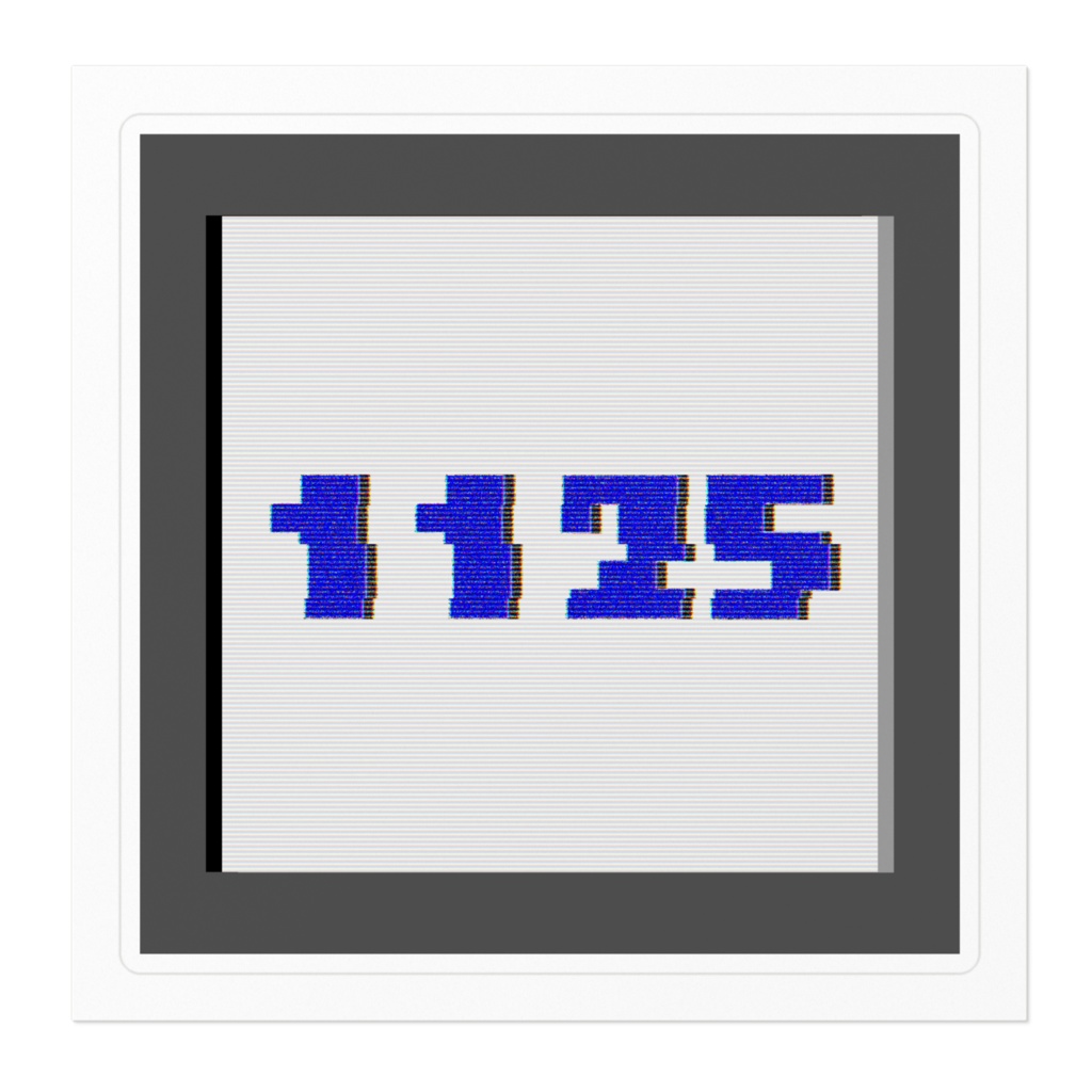 1125ステッカー 白