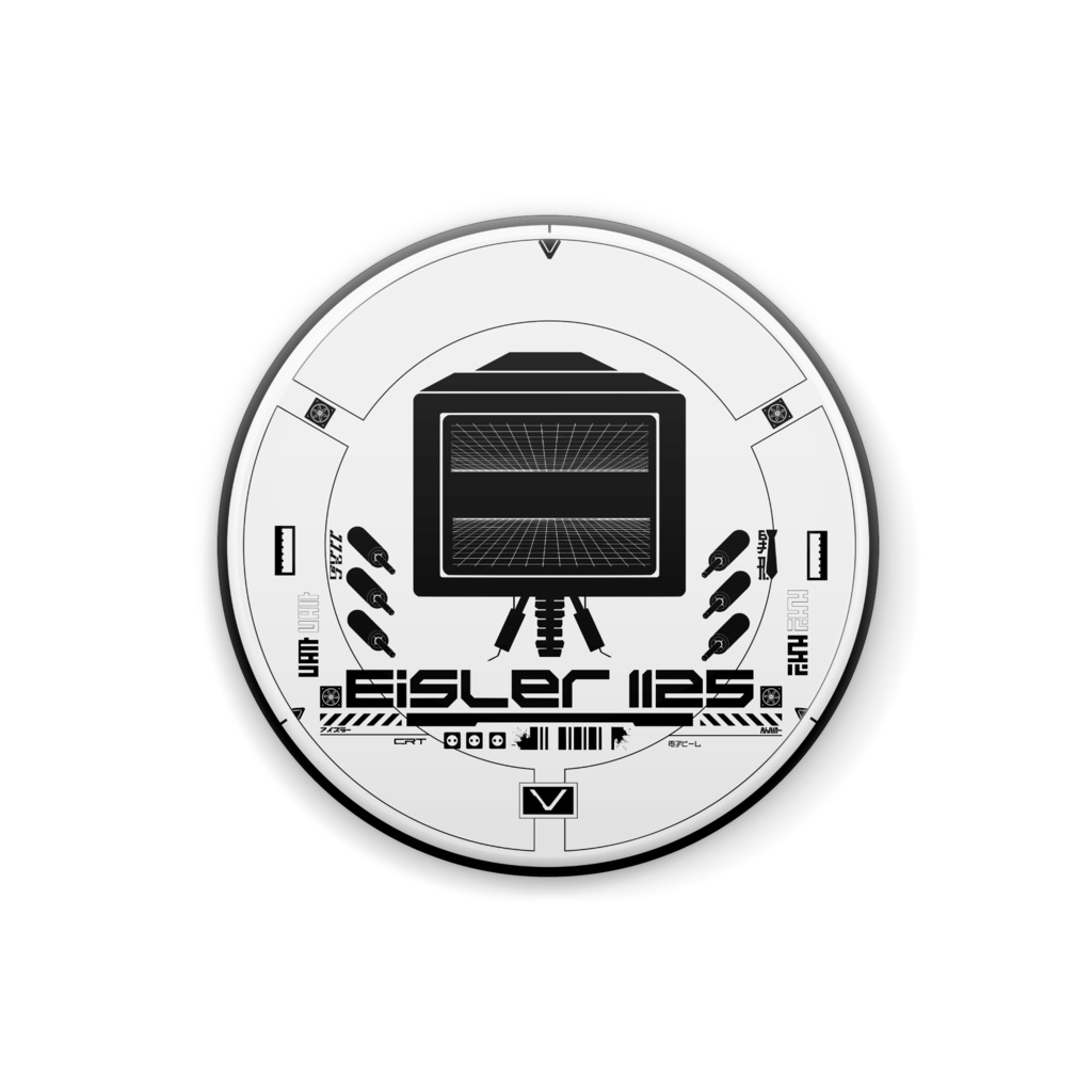 Eisler1125　ロゴ缶バッチ