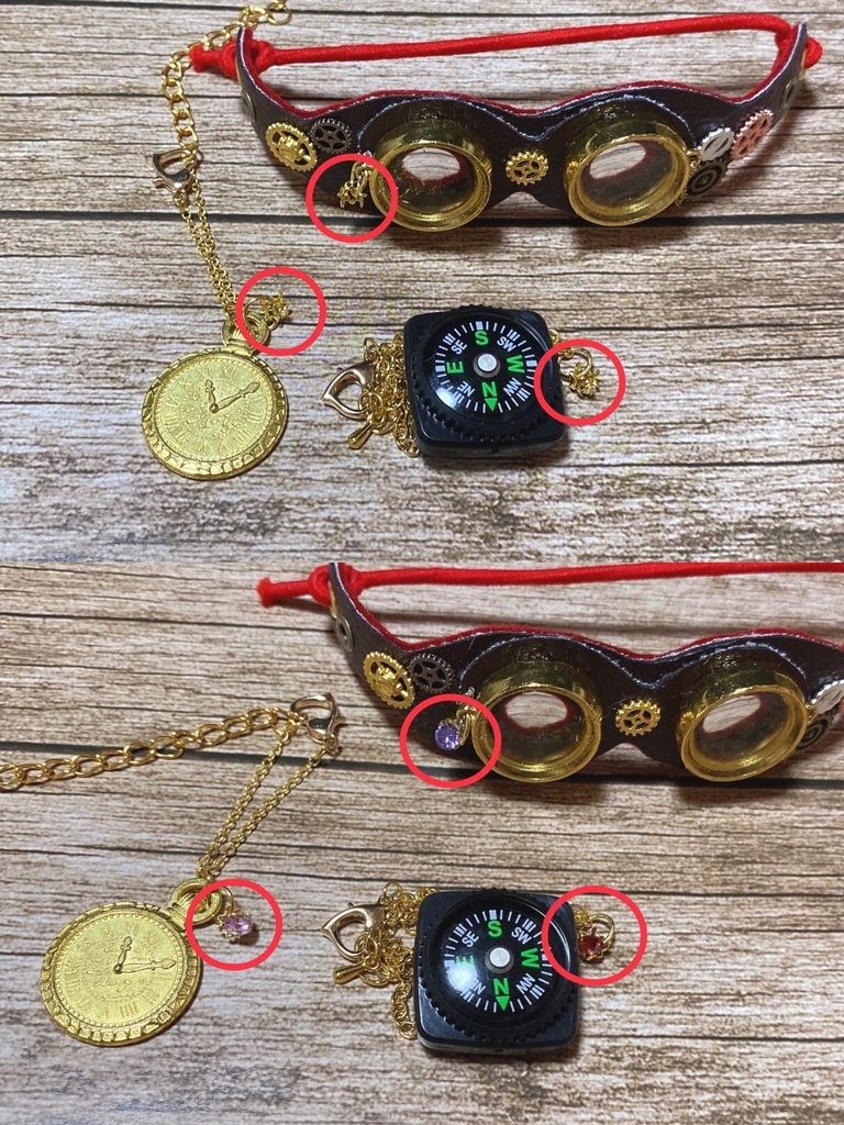 ファンタジー風スチームパンク飛行士セット