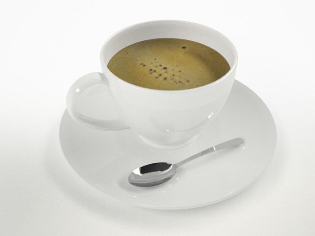 3Dモデルデータ　コーヒーカップ無料
