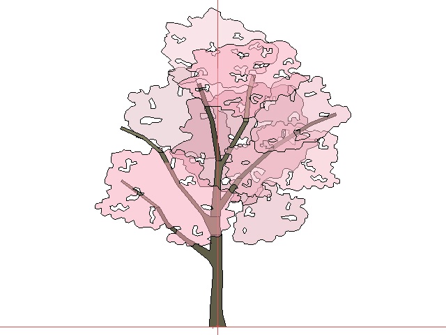 3D モデルデータ　tree03