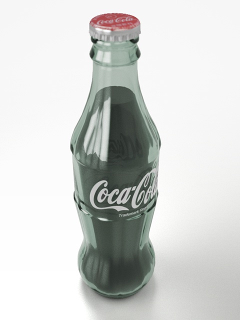 3D モデルデータ　coca cola