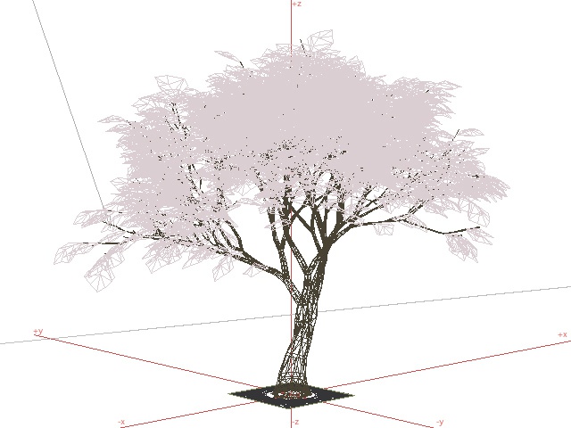 3D モデルデータ sakura01