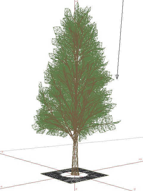 3D モデルデータ toukaede02