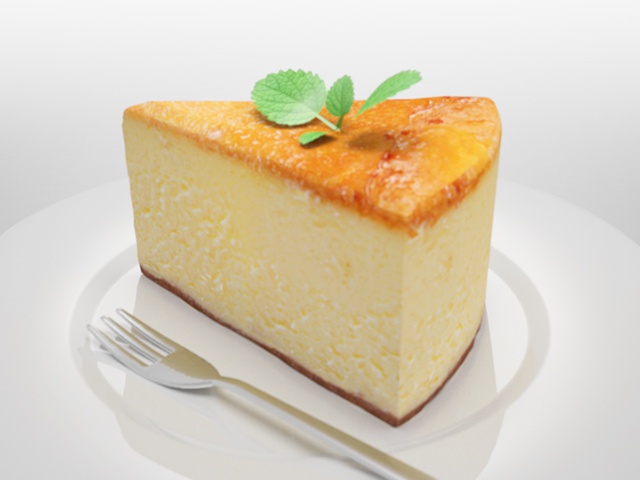 3D モデルデータ  cheesecake01