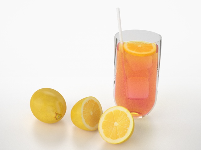 3D モデルデータ　lemon01