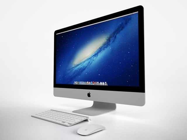 3D モデルデータ　imac27inch