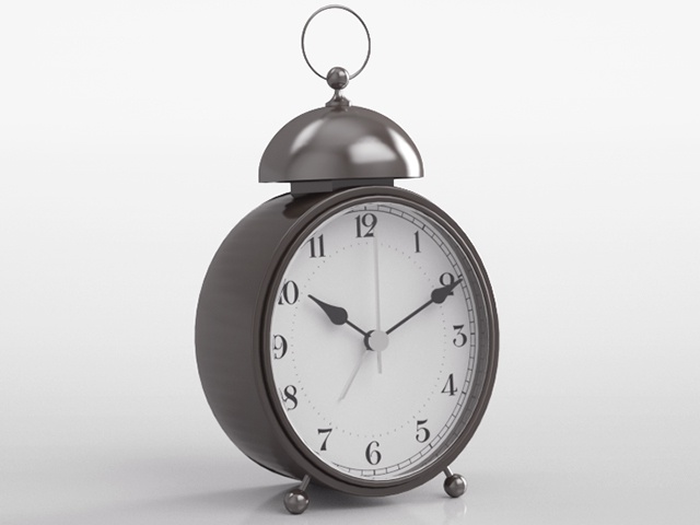 3D モデルデータ　alarm_clock01
