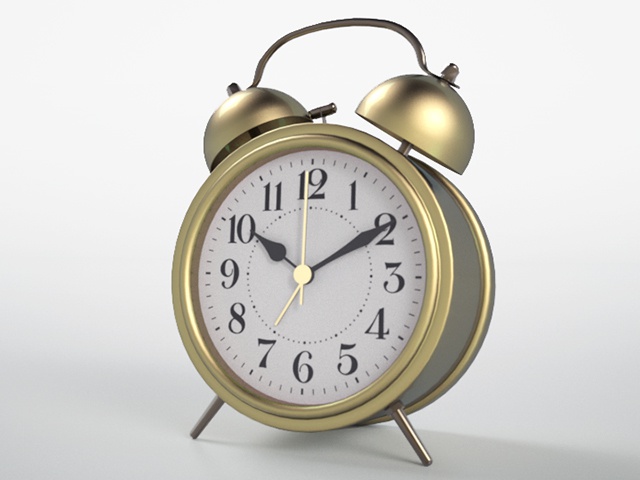 3D モデルデータ　alarm_clock02
