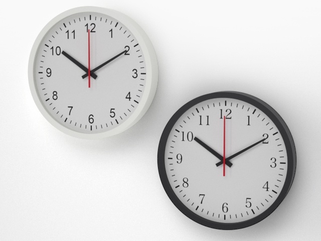 3D モデルデータ　clock_free