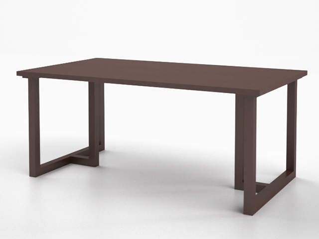 3D モデルデータ　dining_table_free02