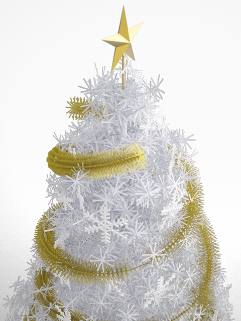 3D モデルデータ　X'mas_tree02