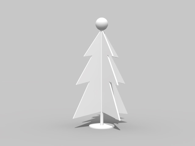 3D モデルデータ X'mas_tree_free　