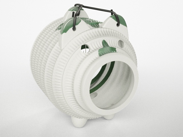 3D モデルデータ　katori_buta