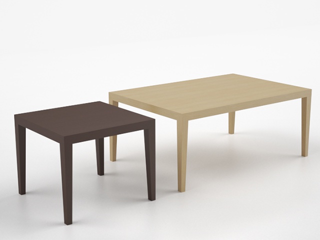 3D モデルデータ　low_table_free03