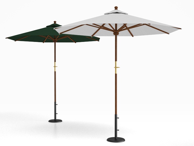 3D モデルデータ　garden_parasol
