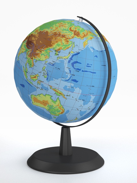 3D モデルデータ　globe