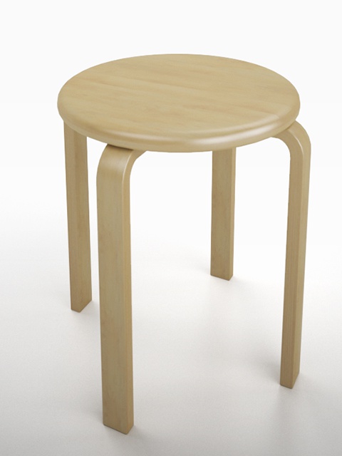 3D モデルデータ　chair07_free