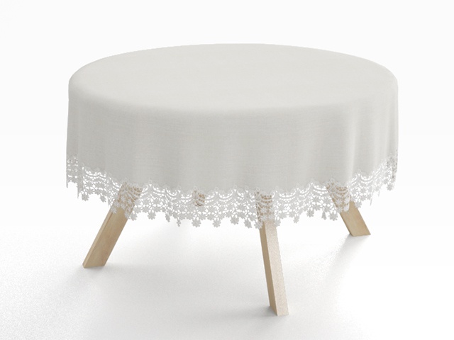 3D モデルデータ　table_cloth01
