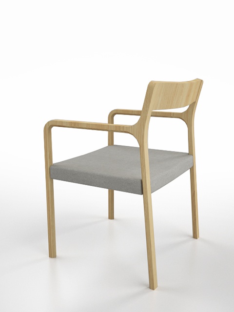 3D モデルデータ　chair029　