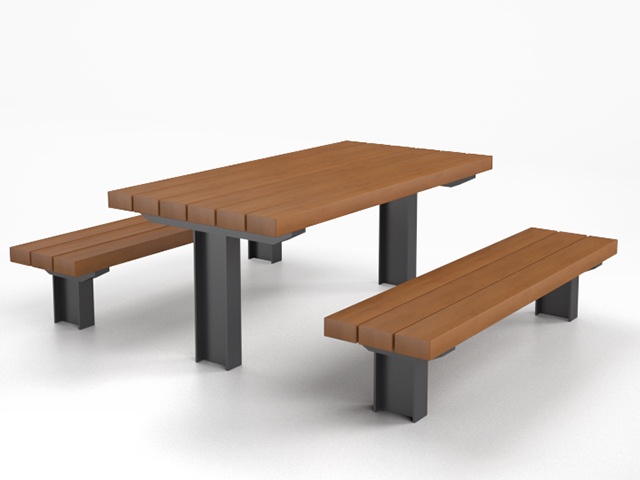 3D モデルデータ　bench free