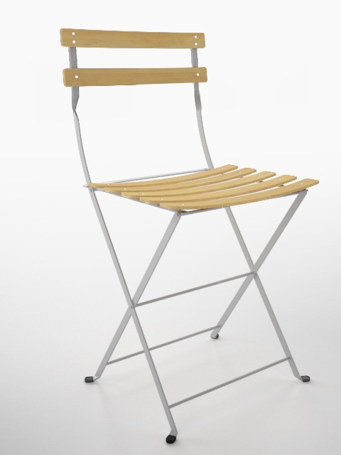 3D モデルデータ　garden chair02