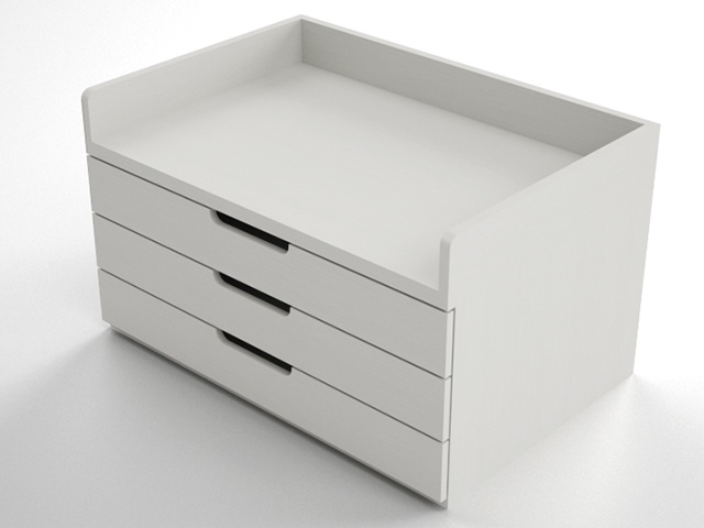 3D モデルデータ　kids chest free