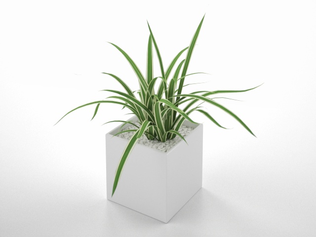 3D モデルデータ　planter_orizururan01