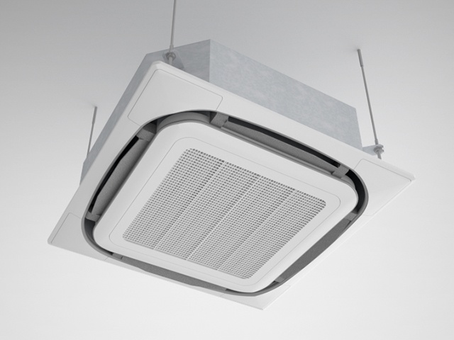3D モデルデータ　cassette_air_con02