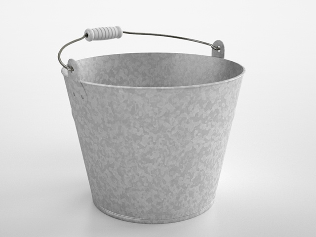 3D モデルデータ　bucket_free