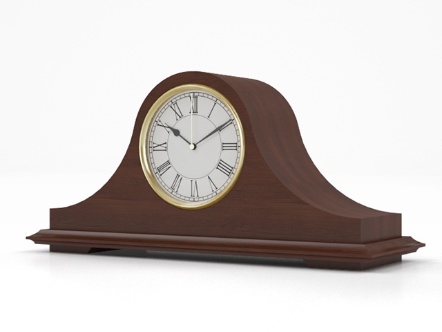 3D モデルデータ　clock01