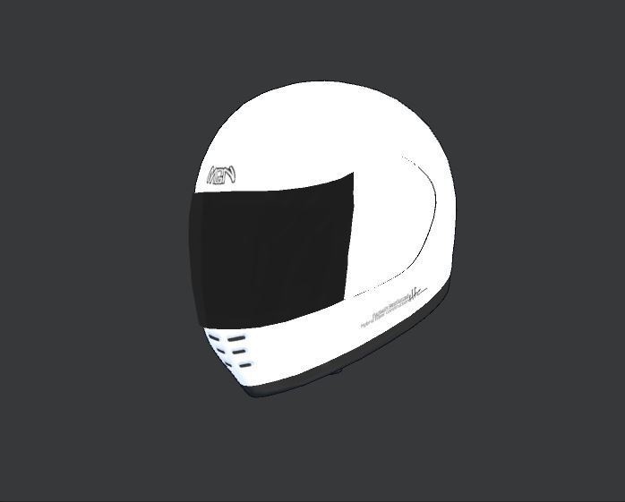 [VRchat想定] バイク用ヘルメット