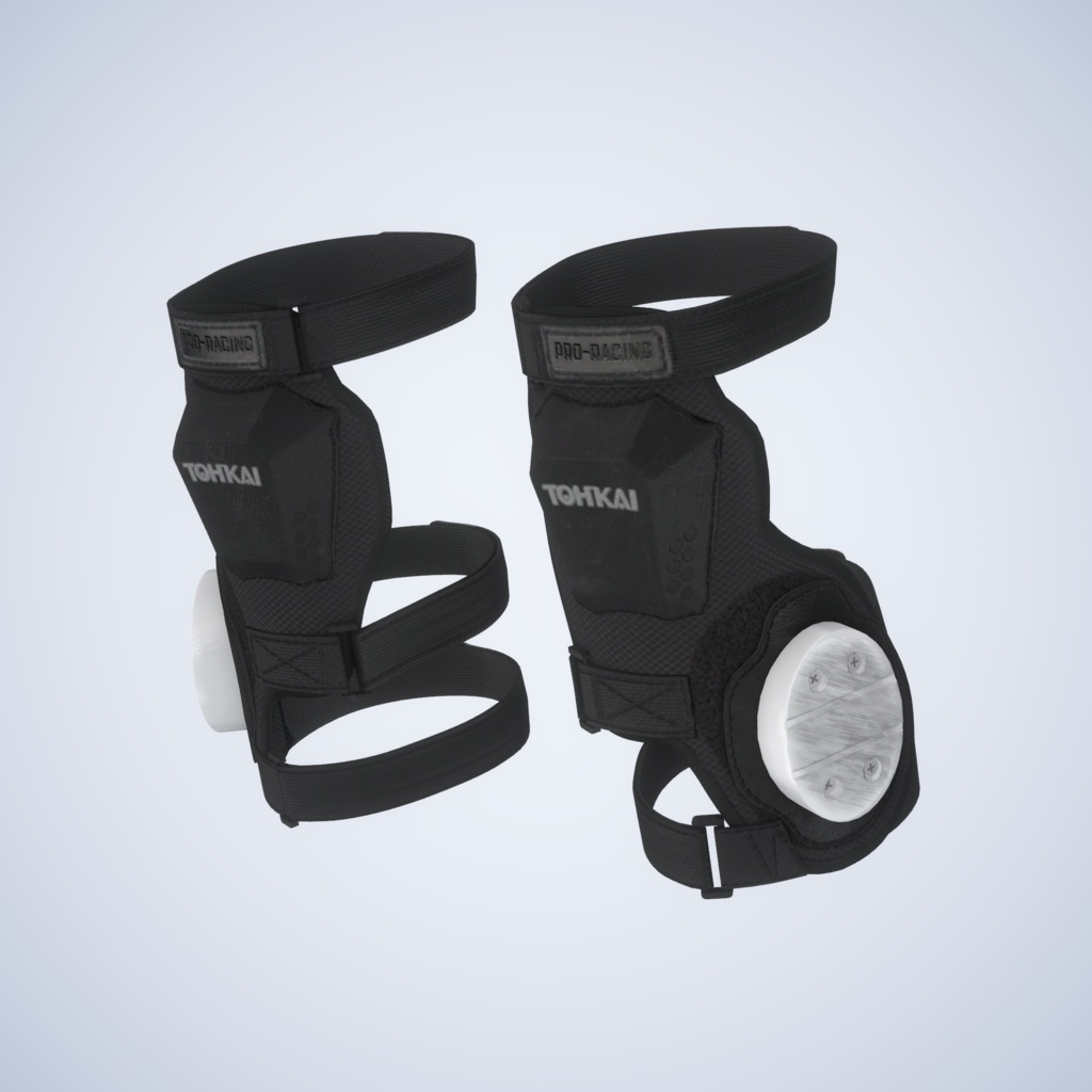 【3アバター対応】ニープロテクター【スライダー付き】