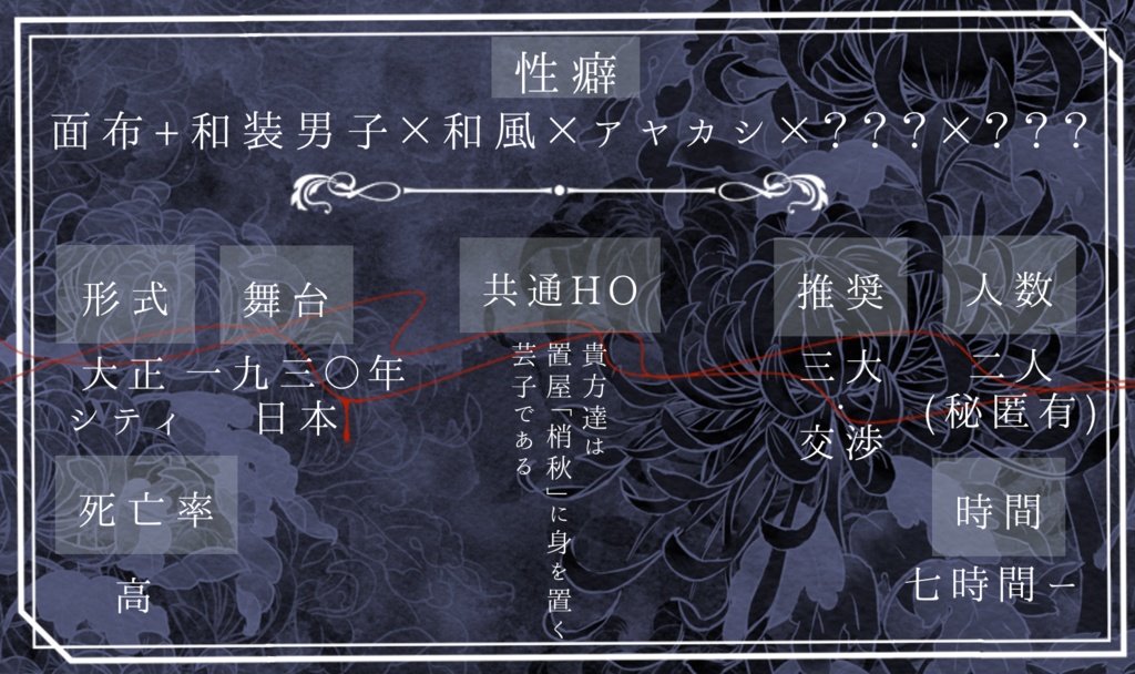 【CoCシナリオ】縁と結んで開くは愚 SPLL:E195328