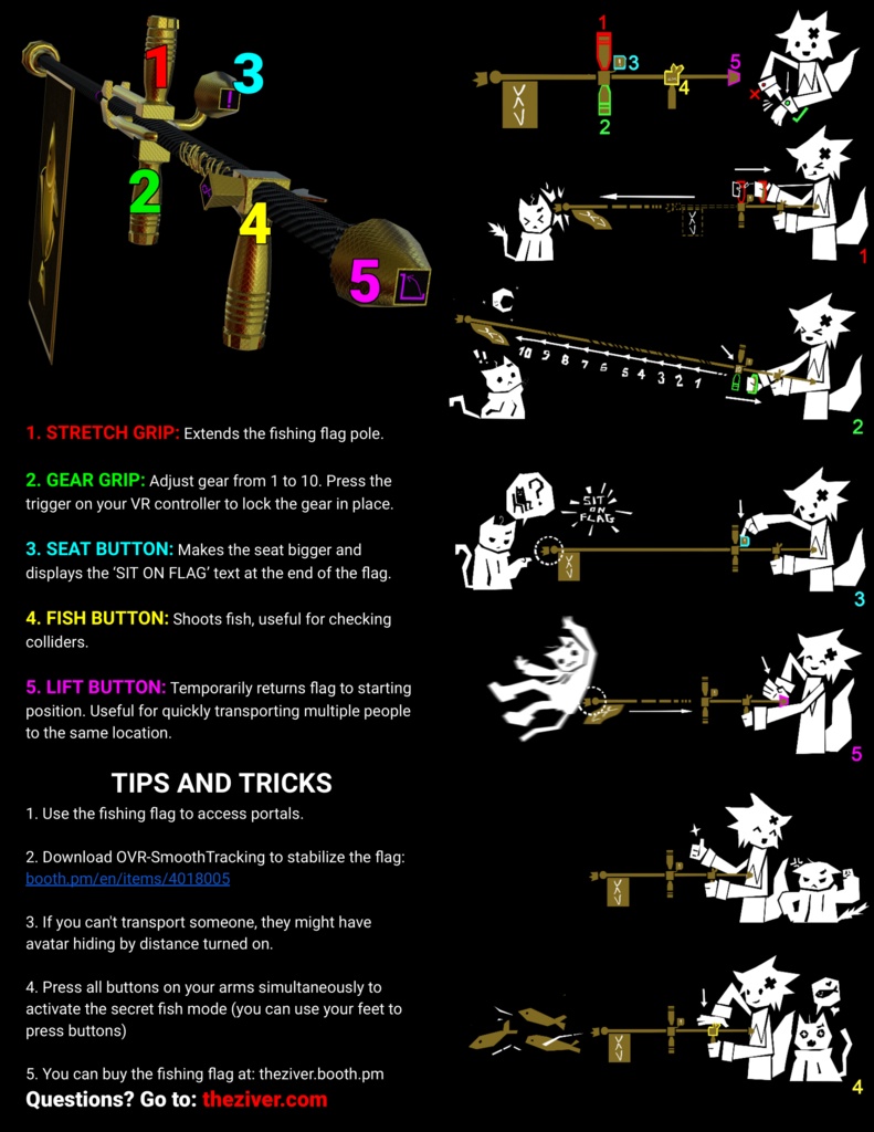 FISHING FLAG (AVATAR PREFAB)