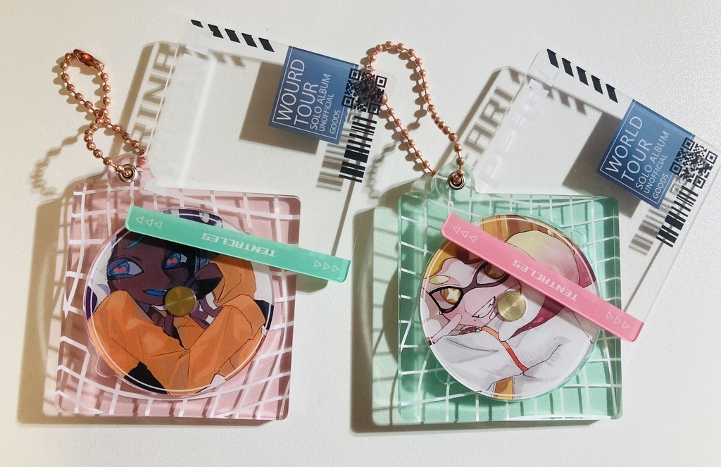 テンタクルズCD風アクリルキーホルダー