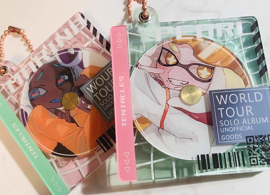 テンタクルズCD風アクリルキーホルダー