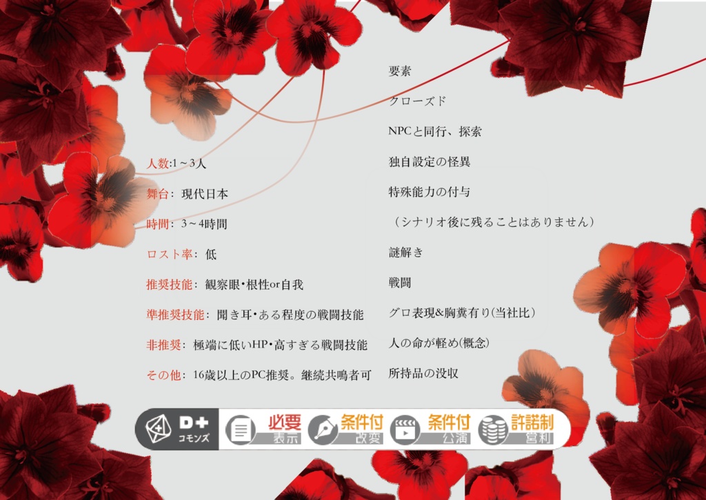 【無料シナリオ】死神の救済【エモクロアTRPG】