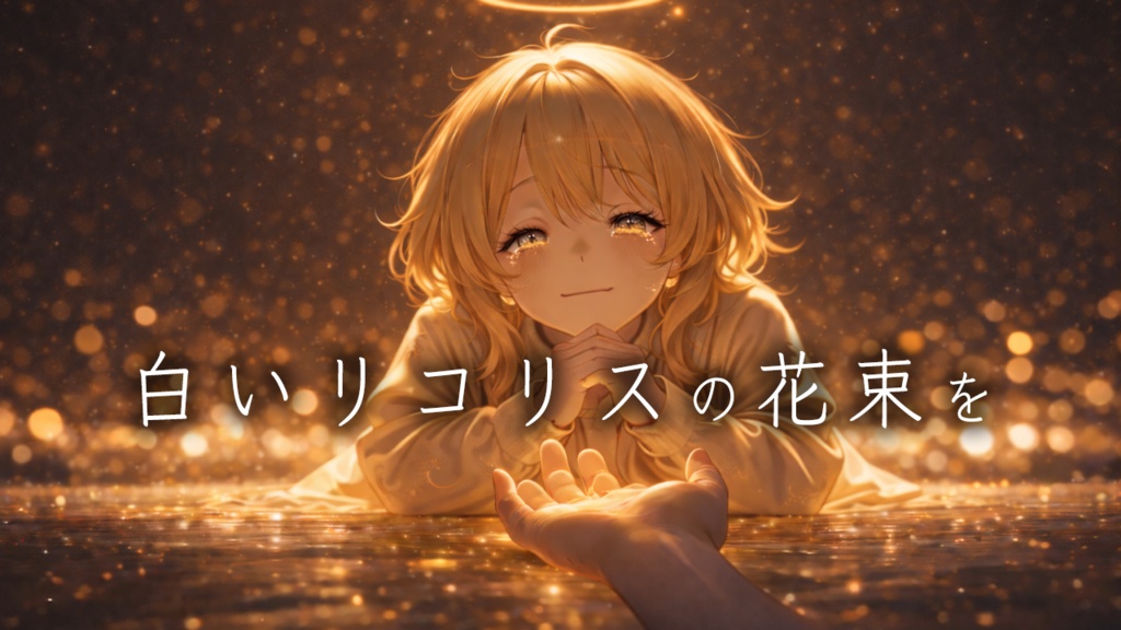 白いリコリスの花束を