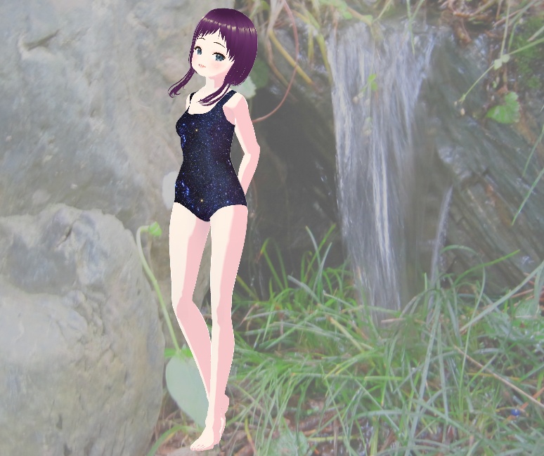 「無料版あり」星空みたいな水着。改良版