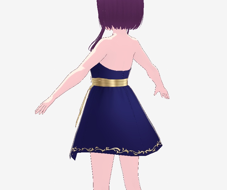 かんにゃの谷間の上のために空けた服