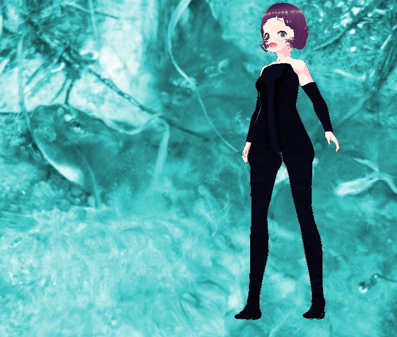 ダイビングスーツを着たかんにゃ。