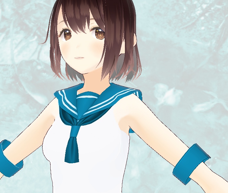 戦士の服。VRoid Studio用ファイル。VRMもあり。