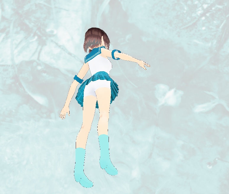 戦士の服。VRoid Studio用ファイル。VRMもあり。