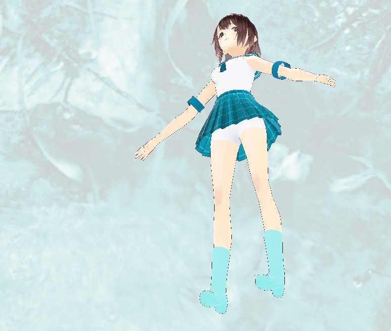 戦士の服。VRoid Studio用ファイル。VRMもあり。