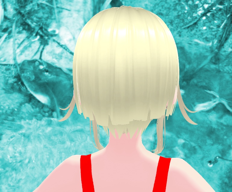 「無料版あり」前髪短めの髪型。VRoidファイル