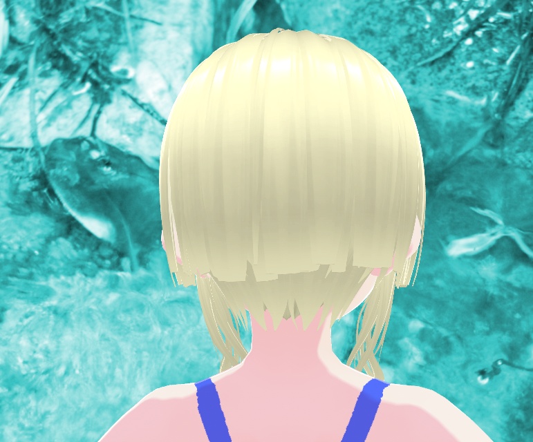 「無料版あり」前髪短めの髪型。VRoidファイル