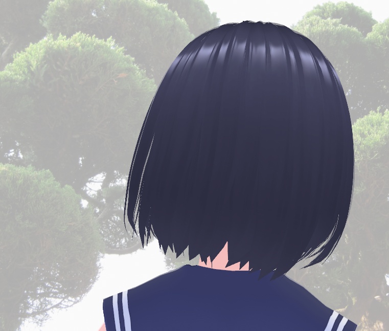 無料版あり。短めの髪型。Vroidファイル、VRM